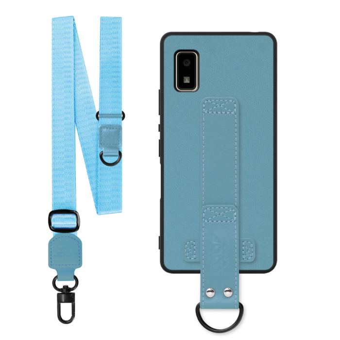 [ LOOF STRAP-SHELL (ロング+ Ver.) ] AQUOS wish2 / wish  スマホケース 背面 ケース カバー ハードケース ショルダーベルト  本革 [ AQUOS wish/wish2 ]