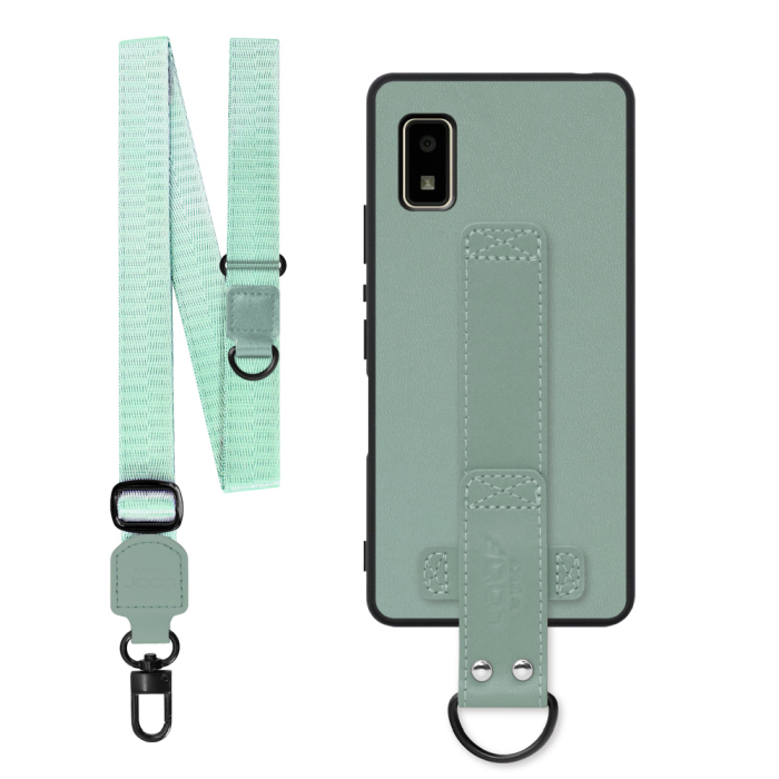[ LOOF STRAP-SHELL (ロング+ Ver.) ] AQUOS wish2 / wish  スマホケース 背面 ケース カバー ハードケース ショルダーベルト  本革 [ AQUOS wish/wish2 ]
