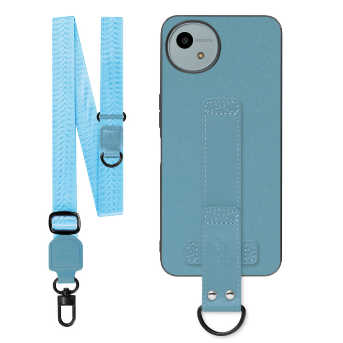 [ LOOF STRAP-SHELL (ロング+ Ver.) ] AQUOS wish4 SH-52E スマホケース 背面 ケース カバー ハードケース ショルダーベルト  本革 [ AQUOS wish4 ]