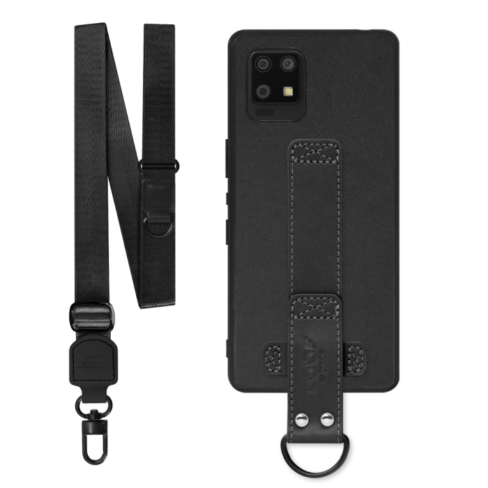 [ LOOF STRAP-SHELL (ロング+ Ver.) ] AQUOS zero6 SHG04 zero 6 スマホケース 背面 ケース カバー ハードケース ショルダーベルト  本革 [ AQUOS zero6 ]