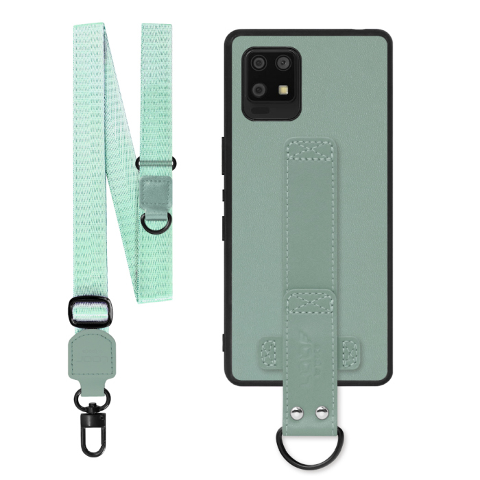 [ LOOF STRAP-SHELL (ロング+ Ver.) ] AQUOS zero6 SHG04 zero 6 スマホケース 背面 ケース カバー ハードケース ショルダーベルト  本革 [ AQUOS zero6 ]