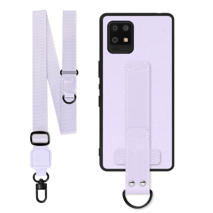 [ LOOF STRAP-SHELL (ロング+ Ver.) ] AQUOS zero6 SHG04 zero 6 スマホケース 背面 ケース カバー ハードケース ショルダーベルト  本革 [ AQUOS zero6 ]