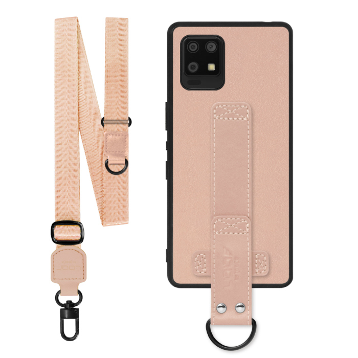 [ LOOF STRAP-SHELL (ロング+ Ver.) ] AQUOS zero6 SHG04 zero 6 スマホケース 背面 ケース カバー ハードケース ショルダーベルト  本革 [ AQUOS zero6 ]