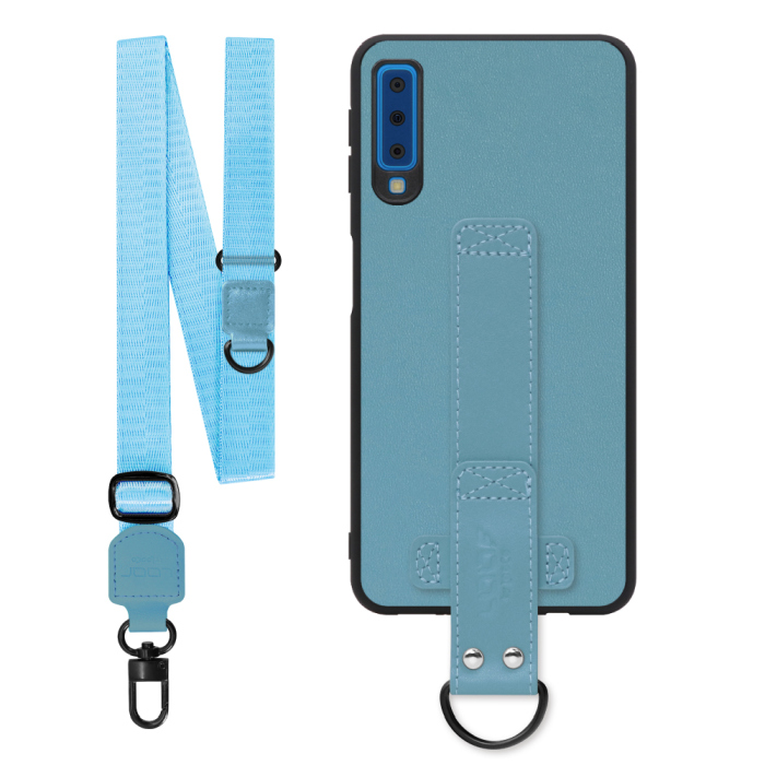 [ LOOF STRAP-SHELL (ロング+ Ver.) ] Galaxy A7 SM-A750C galaxya7 スマホケース 背面 ケース カバー ハードケース ショルダーベルト  本革 [ Galaxy A7 ]