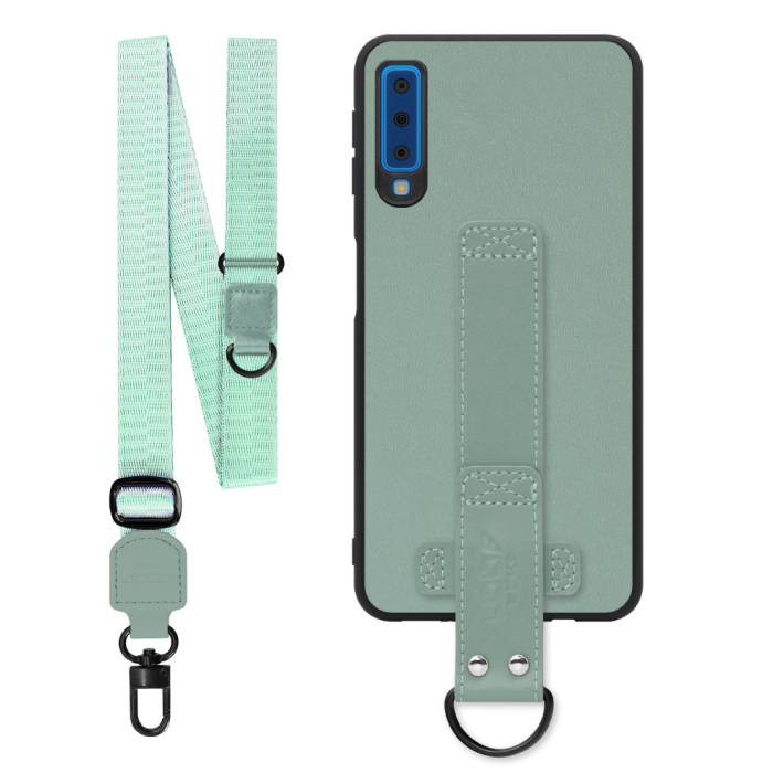 [ LOOF STRAP-SHELL (ロング+ Ver.) ] Galaxy A7 SM-A750C galaxya7 スマホケース 背面 ケース カバー ハードケース ショルダーベルト  本革 [ Galaxy A7 ]