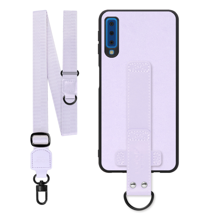 [ LOOF STRAP-SHELL (ロング+ Ver.) ] Galaxy A7 SM-A750C galaxya7 スマホケース 背面 ケース カバー ハードケース ショルダーベルト  本革 [ Galaxy A7 ]