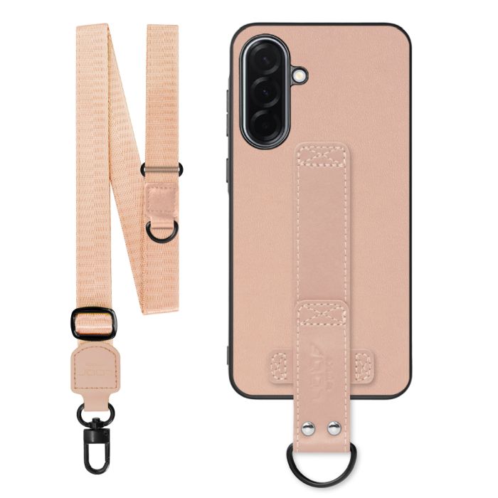 [ LOOF STRAP-SHELL (ロング+ Ver.) ] Galaxy A36 5G SC-54F スマホケース 背面 ケース カバー ハードケース ショルダーベルト  本革 [ Galaxy A36 5G ]