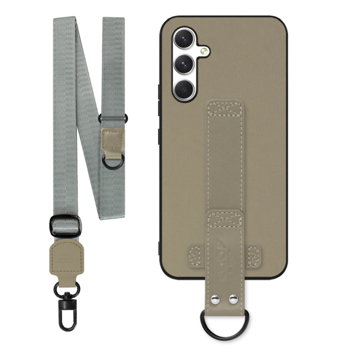 [ LOOF STRAP-SHELL (ロング+ Ver.) ] Galaxy A54 5G  スマホケース 背面 ケース カバー ハードケース ショルダーベルト  本革 [ Galaxy A54 5G ]