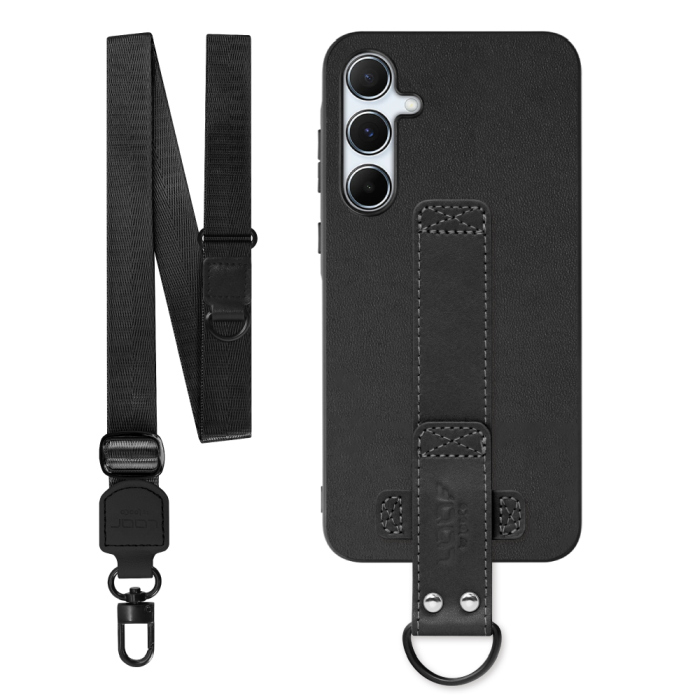 [ LOOF STRAP-SHELL (ロング+ Ver.) ] Galaxy A55 5G  スマホケース 背面 ケース カバー ハードケース ショルダーベルト  本革 [ Galaxy A55 5G ]