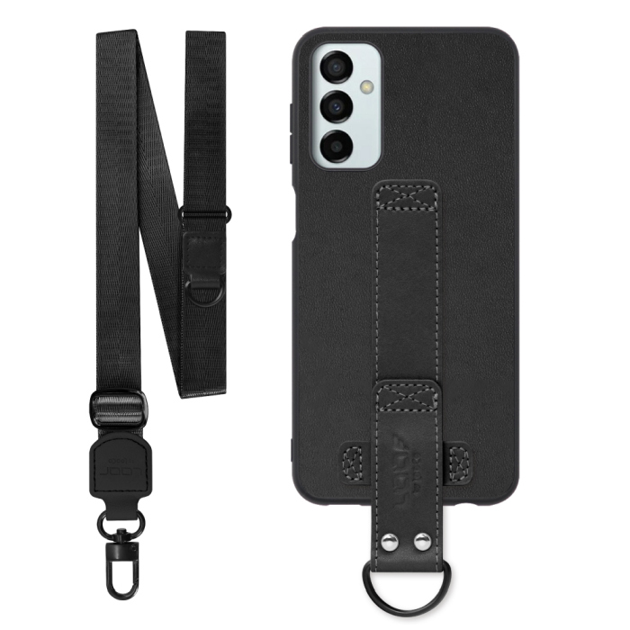 [ LOOF STRAP-SHELL (ロング+ Ver.) ] Galaxy M23 5G m235g スマホケース 背面 ケース カバー ハードケース ショルダーベルト  本革 [ Galaxy M23 5G ]