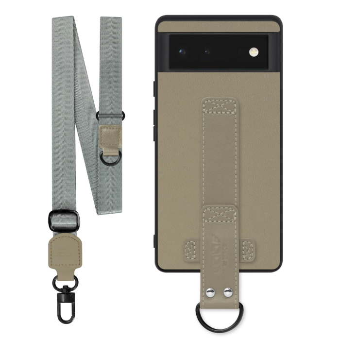 [ LOOF STRAP-SHELL (ロング+ Ver.) ] Google Pixel 6 googlepixel6 pixel6 ピクセル6 スマホケース 背面 ケース カバー ハードケース ショルダーベルト  本革 [ Google Pixel 6 ]