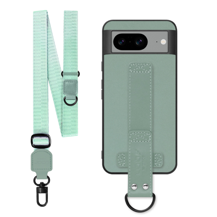 [ LOOF STRAP-SHELL (ロング+ Ver.) ] Google pixel 8 googlepixel8 Pixel8 ピクセル8 スマホケース 背面 ケース カバー ハードケース ショルダーベルト  本革 [ Google Pixel 8 ]