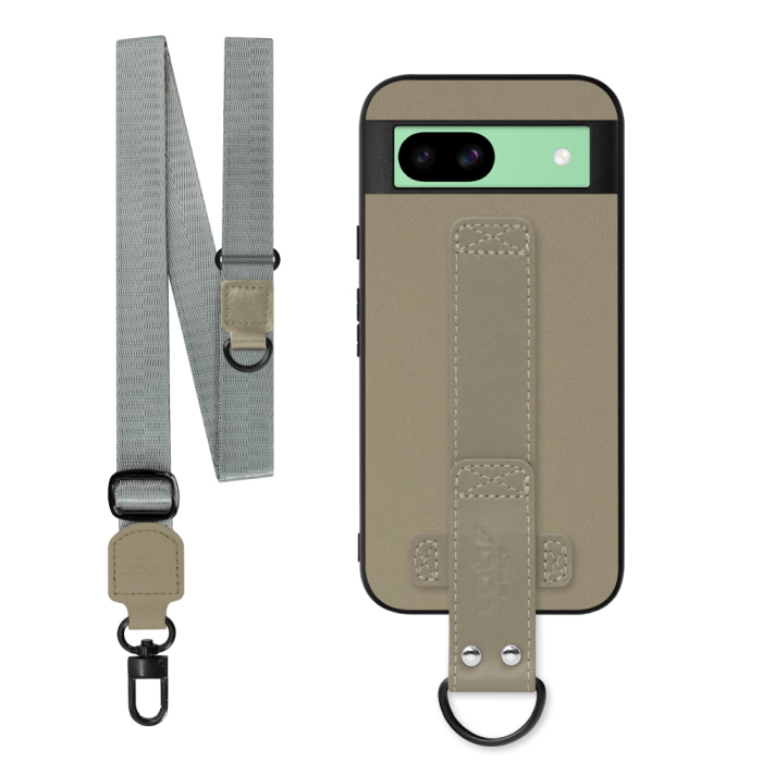 [ LOOF STRAP-SHELL (ロング+ Ver.) ] Google Pixel 8a googlepixel8a Pixel8a ピクセル8a スマホケース 背面 ケース カバー ハードケース ショルダーベルト  本革 [ Google Pixel 8a ]