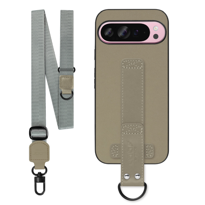 [ LOOF STRAP-SHELL (ロング+ Ver.) ] Google Pixel 9 Pro XL Google Pixel9proxl ピクセル9プロXL スマホケース 背面 ケース カバー ハードケース ショルダーベルト  本革 [ Google Pixel 9 Pro XL ]