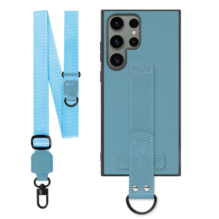 [ LOOF STRAP-SHELL (ロング+ Ver.) ] Galaxy S23 Ultra s23ultra スマホケース 背面 ケース カバー ハードケース ショルダーベルト  本革 [ Galaxy S23 Ultra ]