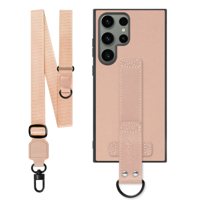 [ LOOF STRAP-SHELL (ロング+ Ver.) ] Galaxy S23 Ultra s23ultra スマホケース 背面 ケース カバー ハードケース ショルダーベルト  本革 [ Galaxy S23 Ultra ]