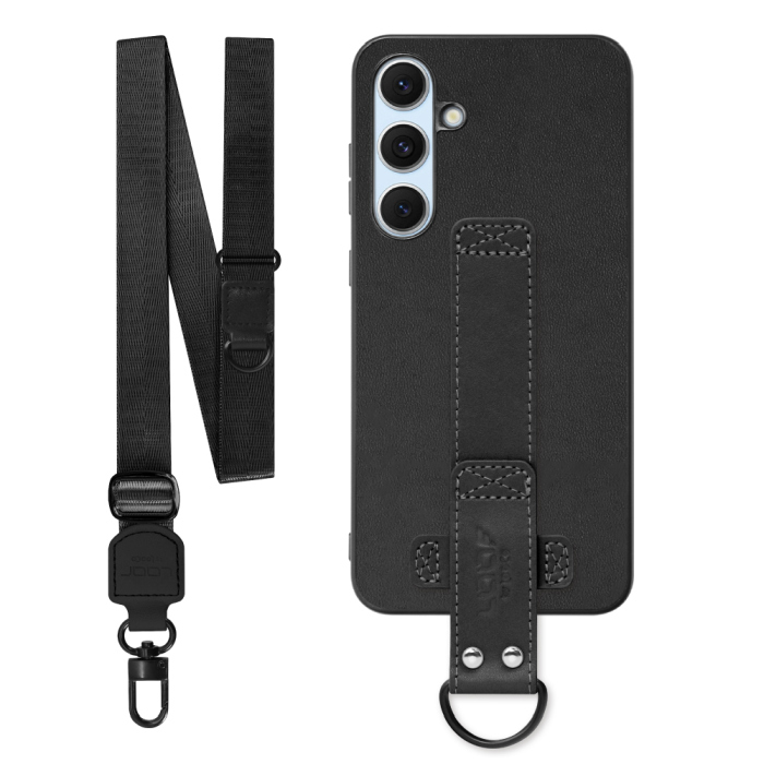 [ LOOF STRAP-SHELL (ロング+ Ver.) ] Galaxy S24 FE SM-S721Q / SCG30 ギャラクシー s24fe スマホケース 背面 ケース カバー ハードケース ショルダーベルト  本革 [ Galaxy S24 FE ]