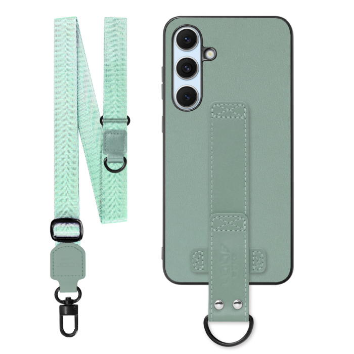 [ LOOF STRAP-SHELL (ロング+ Ver.) ] Galaxy S24 FE SM-S721Q / SCG30 ギャラクシー s24fe スマホケース 背面 ケース カバー ハードケース ショルダーベルト  本革 [ Galaxy S24 FE ]