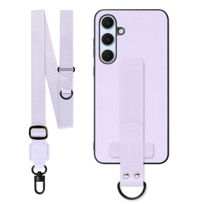 [ LOOF STRAP-SHELL (ロング+ Ver.) ] Galaxy S24 FE SM-S721Q / SCG30 ギャラクシー s24fe スマホケース 背面 ケース カバー ハードケース ショルダーベルト  本革 [ Galaxy S24 FE ]