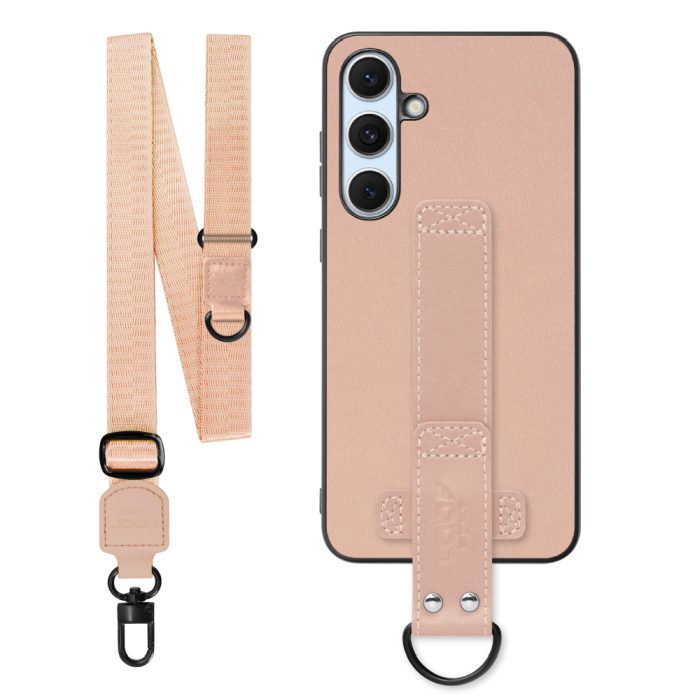 [ LOOF STRAP-SHELL (ロング+ Ver.) ] Galaxy S24 FE SM-S721Q / SCG30 ギャラクシー s24fe スマホケース 背面 ケース カバー ハードケース ショルダーベルト  本革 [ Galaxy S24 FE ]
