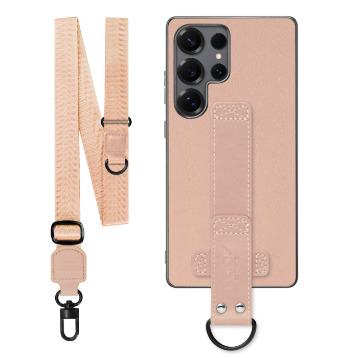 [ LOOF STRAP-SHELL (ロング+ Ver.) ] Galaxy S25 Ultra SC-52F スマホケース 背面 ケース カバー ハードケース ショルダーベルト  本革 [ Galaxy S25 Ultra ]