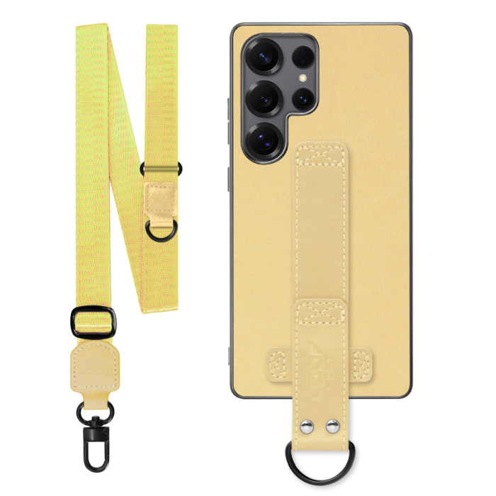 [ LOOF STRAP-SHELL (ロング+ Ver.) ] Galaxy S25 Ultra SC-52F スマホケース 背面 ケース カバー ハードケース ショルダーベルト  本革 [ Galaxy S25 Ultra ]