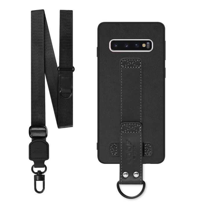 [ LOOF STRAP-SHELL (ロング+ Ver.) ] Galaxy S10 SC-03L / SCV41 galaxys10 スマホケース 背面 ケース カバー ハードケース ショルダーベルト  本革 [ Galaxy S10 ]