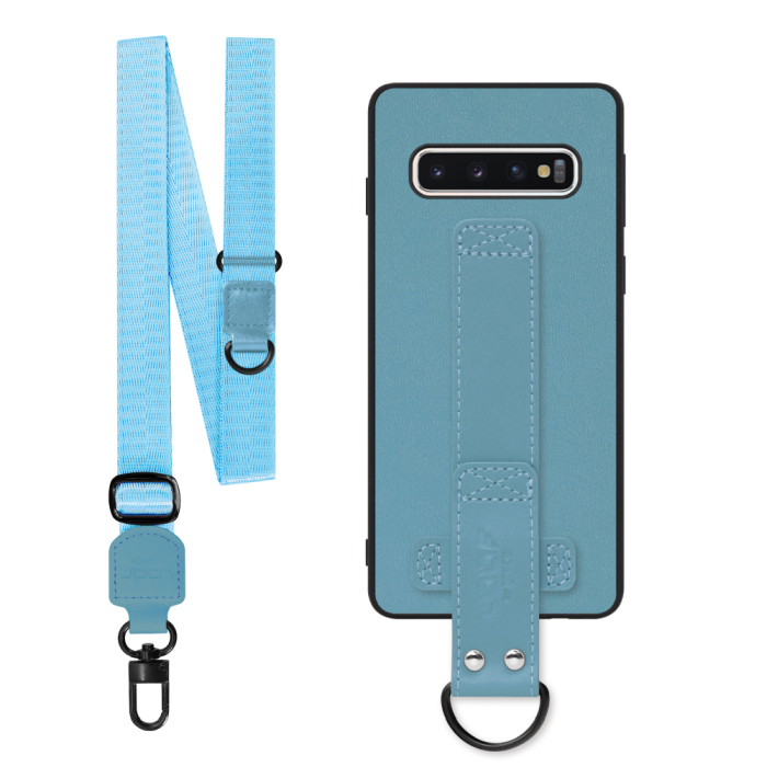 [ LOOF STRAP-SHELL (ロング+ Ver.) ] Galaxy S10 SC-03L / SCV41 galaxys10 スマホケース 背面 ケース カバー ハードケース ショルダーベルト  本革 [ Galaxy S10 ]