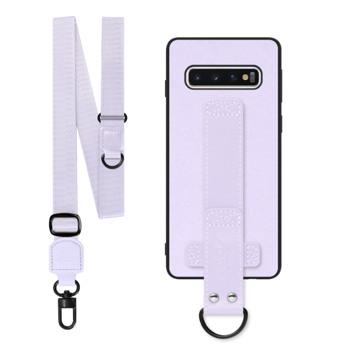 [ LOOF STRAP-SHELL (ロング+ Ver.) ] Galaxy S10 SC-03L / SCV41 galaxys10 スマホケース 背面 ケース カバー ハードケース ショルダーベルト  本革 [ Galaxy S10 ]