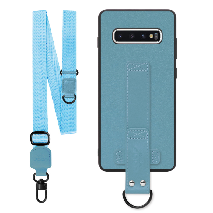 [ LOOF STRAP-SHELL (ロング+ Ver.) ] Galaxy S10+ SC-04L / SCV42 s10plus s10 plus スマホケース 背面 ケース カバー ハードケース ショルダーベルト  本革 [ Galaxy S10+ ]