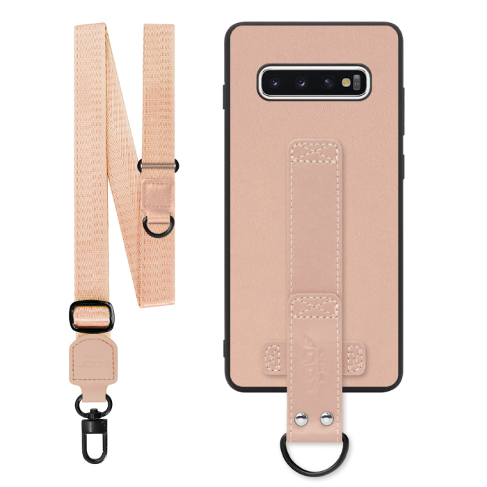 [ LOOF STRAP-SHELL (ロング+ Ver.) ] Galaxy S10+ SC-04L / SCV42 s10plus s10 plus スマホケース 背面 ケース カバー ハードケース ショルダーベルト  本革 [ Galaxy S10+ ]