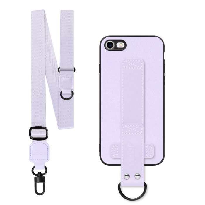 [ LOOF STRAP-SHELL (ロング+ Ver.) ] iPhone 7 / 8 / SE (第2/3世代) iphone7 iphone8 iphonese se2 se3 スマホケース 背面 ケース カバー ハードケース ショルダーベルト  本革 [ iPhone 7 / 8 / SE (第2/3世代) ]