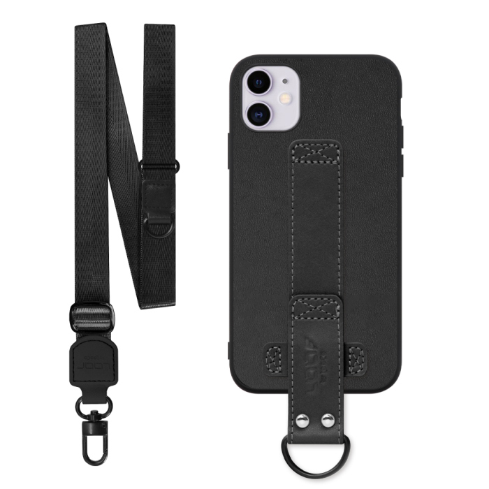 [ LOOF STRAP-SHELL (ロング+ Ver.) ] iPhone 11 iPhone11 スマホケース 背面 ケース カバー ハードケース ショルダーベルト  本革 [ iPhone 11 ]