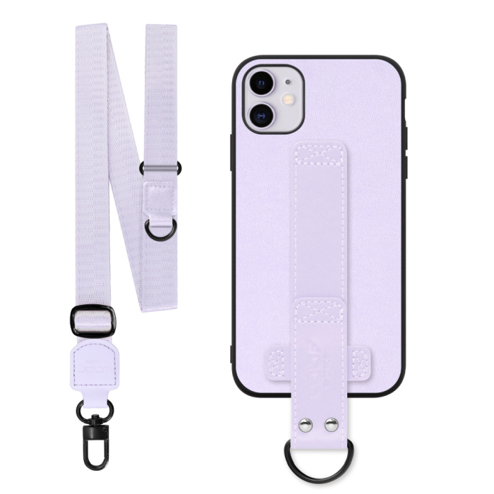 [ LOOF STRAP-SHELL (ロング+ Ver.) ] iPhone 11 iPhone11 スマホケース 背面 ケース カバー ハードケース ショルダーベルト  本革 [ iPhone 11 ]