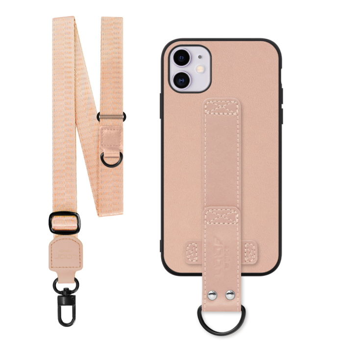 [ LOOF STRAP-SHELL (ロング+ Ver.) ] iPhone 11 iPhone11 スマホケース 背面 ケース カバー ハードケース ショルダーベルト  本革 [ iPhone 11 ]