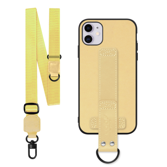 [ LOOF STRAP-SHELL (ロング+ Ver.) ] iPhone 11 iPhone11 スマホケース 背面 ケース カバー ハードケース ショルダーベルト  本革 [ iPhone 11 ]