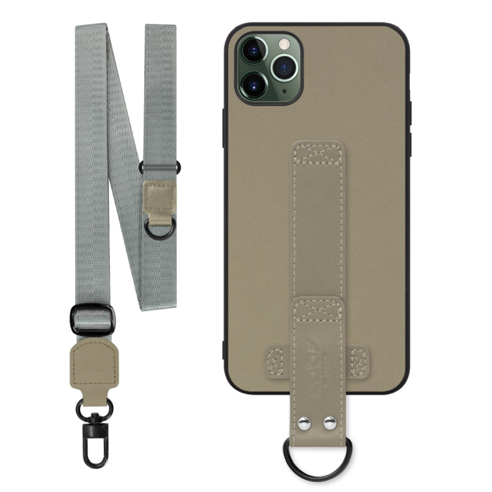 [ LOOF STRAP-SHELL (ロング+ Ver.) ] iPhone 11 Pro Max iPhone11promax 11promax 11 promax スマホケース 背面 ケース カバー ハードケース ショルダーベルト  本革 [ iPhone 11 Pro Max ]