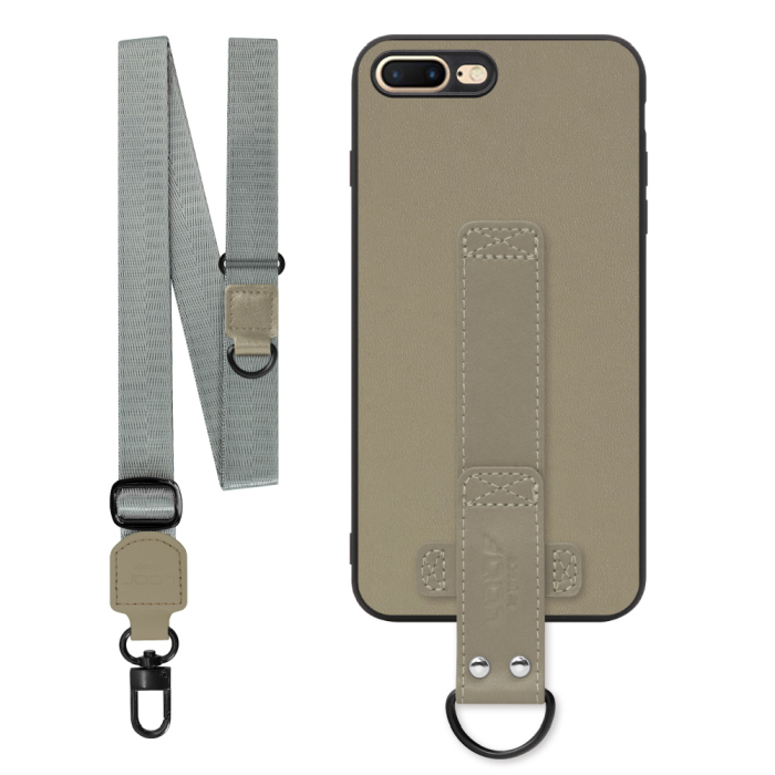 [ LOOF STRAP-SHELL (ロング+ Ver.) ] iPhone 7 Plus / 8 Plus iphone7plus iphone8plus 7plus 8plus スマホケース 背面 ケース カバー ハードケース ショルダーベルト  本革 [ iPhone 7 Plus / 8 Plus ]
