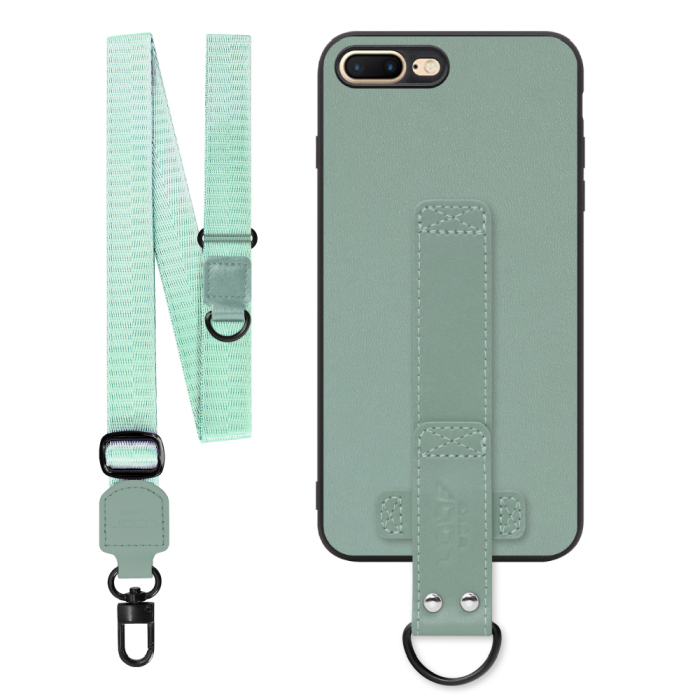 [ LOOF STRAP-SHELL (ロング+ Ver.) ] iPhone 7 Plus / 8 Plus iphone7plus iphone8plus 7plus 8plus スマホケース 背面 ケース カバー ハードケース ショルダーベルト  本革 [ iPhone 7 Plus / 8 Plus ]