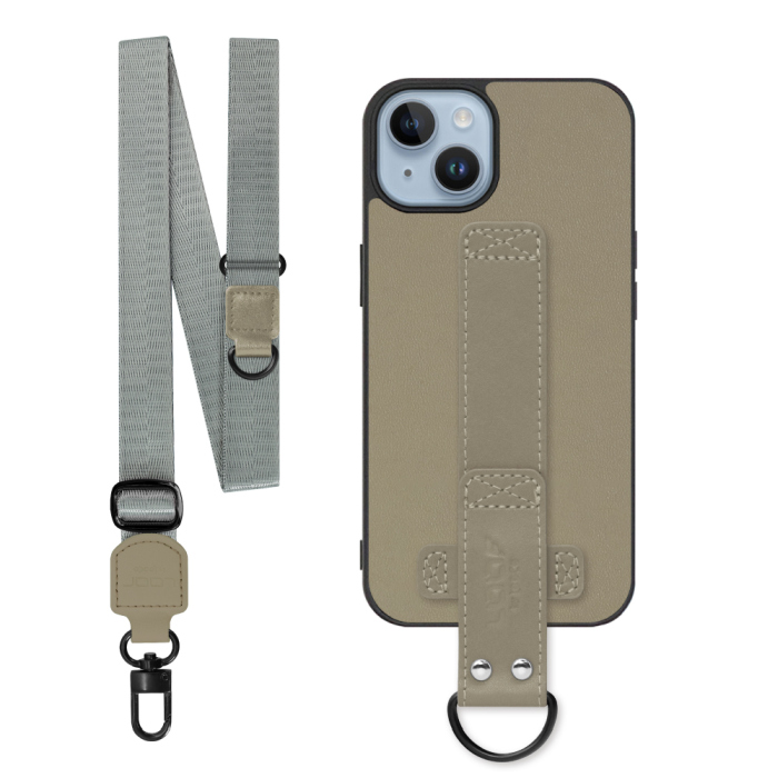 [ LOOF STRAP-SHELL (ロング+ Ver.) ] iPhone 14 iphone14 スマホケース 背面 ケース カバー ハードケース ショルダーベルト  本革 [ iPhone 14 ]