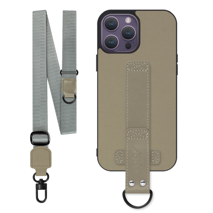 [ LOOF STRAP-SHELL (ロング+ Ver.) ] iPhone 14 Pro Max iphone14promax 14promax プロマックス スマホケース 背面 ケース カバー ハードケース ショルダーベルト  本革 [ iPhone 14 Pro Max ]