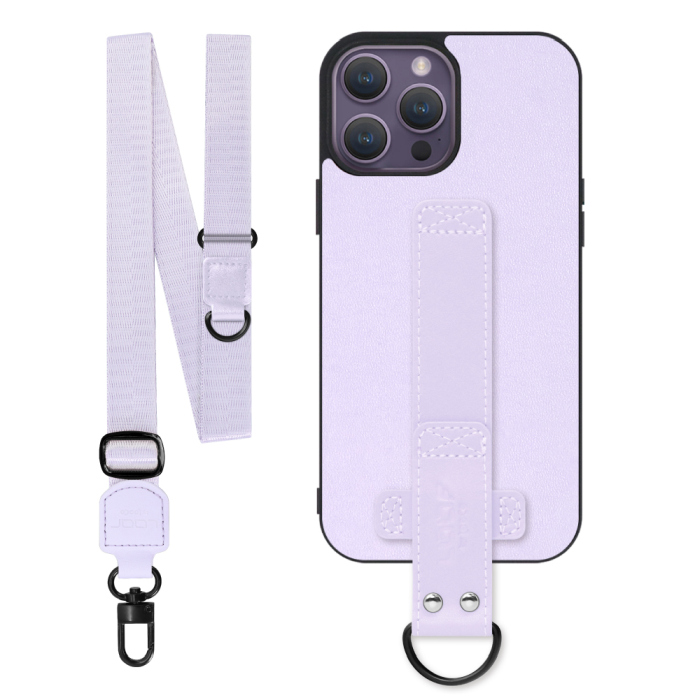 [ LOOF STRAP-SHELL (ロング+ Ver.) ] iPhone 14 Pro Max iphone14promax 14promax プロマックス スマホケース 背面 ケース カバー ハードケース ショルダーベルト  本革 [ iPhone 14 Pro Max ]