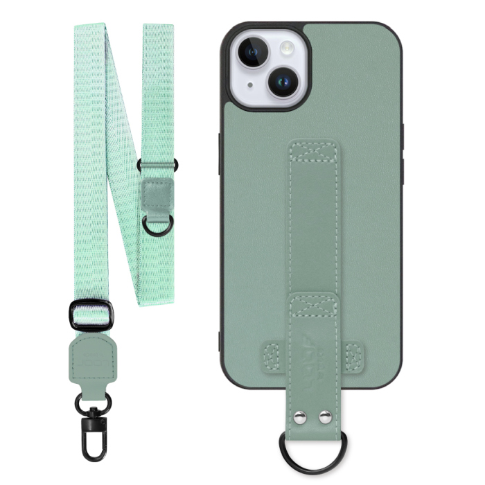 [ LOOF STRAP-SHELL (ロング+ Ver.) ] iPhone 14 Plus iphone14plus 14plus 14+ プラス スマホケース 背面 ケース カバー ハードケース ショルダーベルト  本革 [ iPhone 14 Plus ]