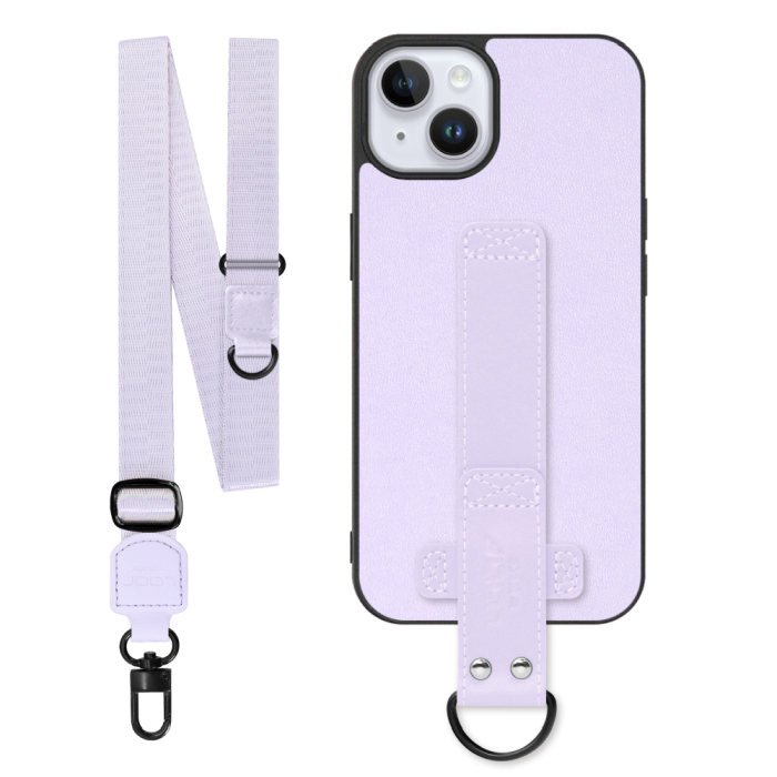 [ LOOF STRAP-SHELL (ロング+ Ver.) ] iPhone 14 Plus iphone14plus 14plus 14+ プラス スマホケース 背面 ケース カバー ハードケース ショルダーベルト  本革 [ iPhone 14 Plus ]