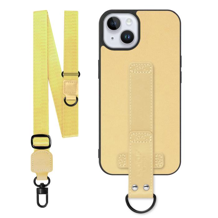 [ LOOF STRAP-SHELL (ロング+ Ver.) ] iPhone 14 Plus iphone14plus 14plus 14+ プラス スマホケース 背面 ケース カバー ハードケース ショルダーベルト  本革 [ iPhone 14 Plus ]