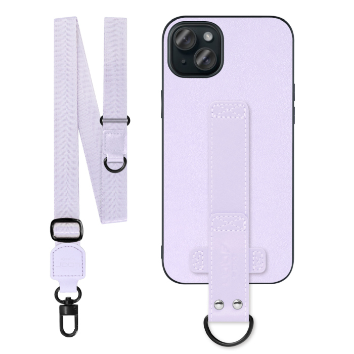 [ LOOF STRAP-SHELL (ロング+ Ver.) ] iPhone 15 Plus iPhone15 Plus アイフォン15 プラス iPhone 15 Plus 15Plus アイフォン 15 スマホケース 背面 ケース カバー ハードケース ショルダーベルト  本革 [ iPhone 15 Plus ]