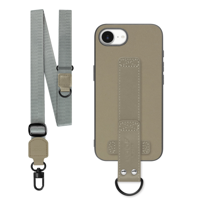 [ LOOF STRAP-SHELL (ロング+ Ver.) ] iPhone 16e  スマホケース 背面 ケース カバー ハードケース ショルダーベルト  本革 [ iPhone 16e ]