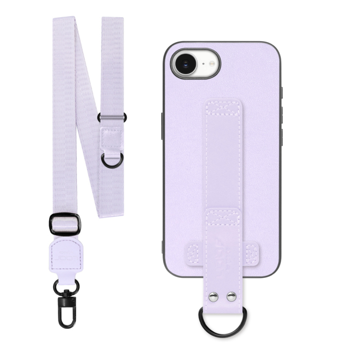 [ LOOF STRAP-SHELL (ロング+ Ver.) ] iPhone 16e  スマホケース 背面 ケース カバー ハードケース ショルダーベルト  本革 [ iPhone 16e ]