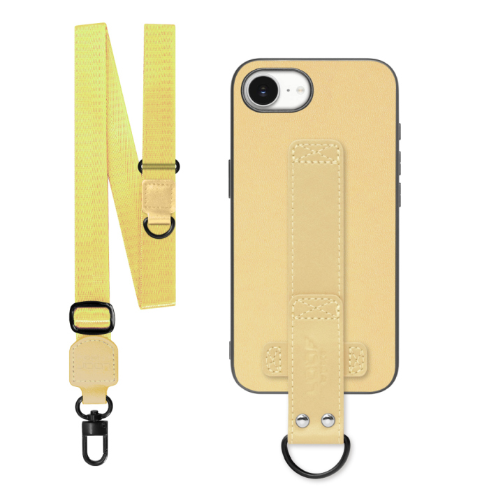 [ LOOF STRAP-SHELL (ロング+ Ver.) ] iPhone 16e  スマホケース 背面 ケース カバー ハードケース ショルダーベルト  本革 [ iPhone 16e ]