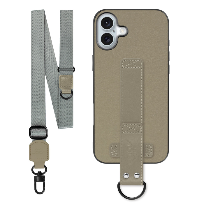 [ LOOF STRAP-SHELL (ロング+ Ver.) ] iPhone 16 Plus iPhone16 Plus アイフォン16 プラス iPhone 16 Plus 16Plus アイフォン 16 スマホケース 背面 ケース カバー ハードケース ショルダーベルト  本革 [ iPhone 16 Plus ]